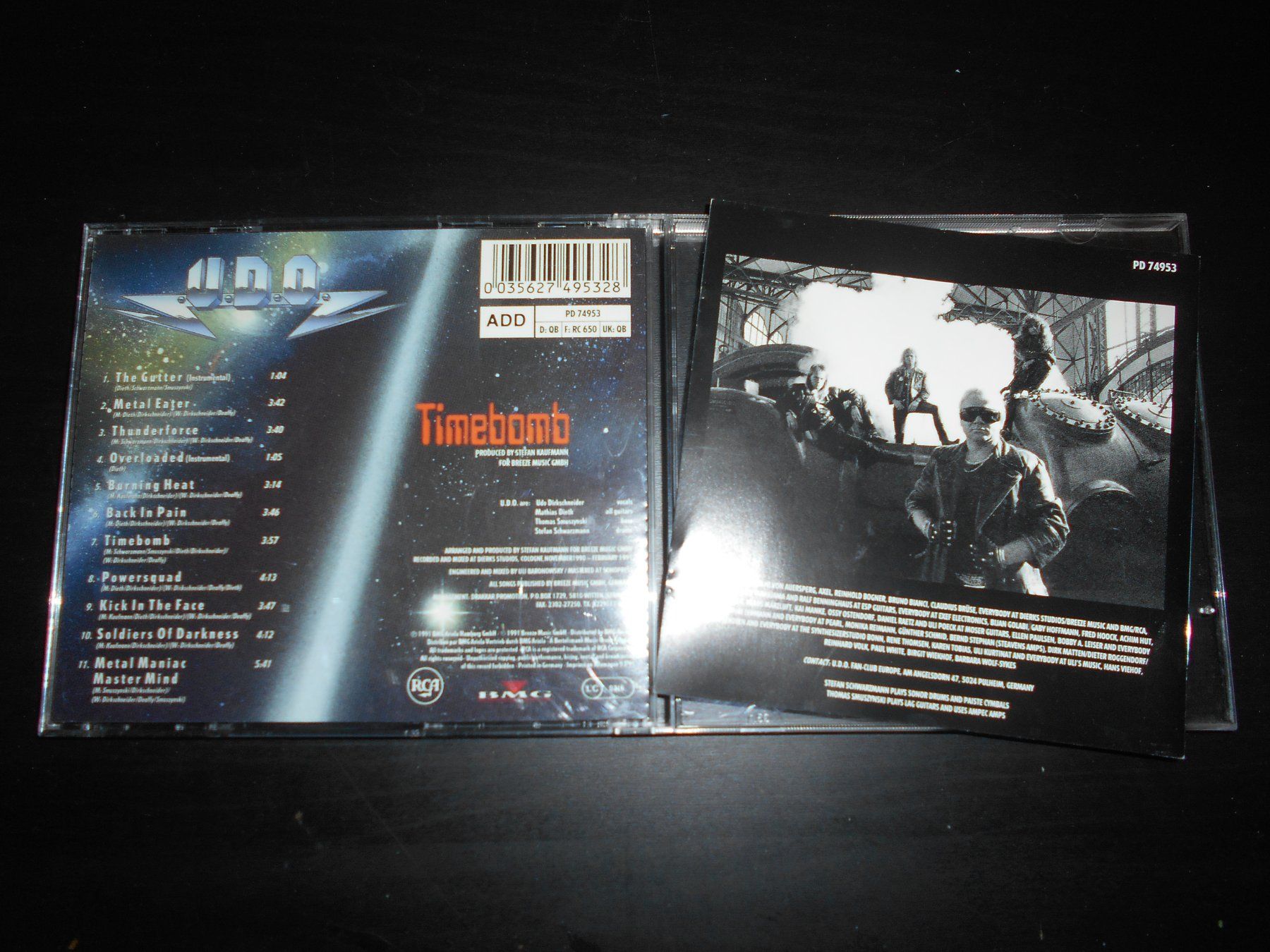 CDs: U.D.O. – Timebomb / 1991 – Gebraucht aus Aarberg von witchhunter01 1