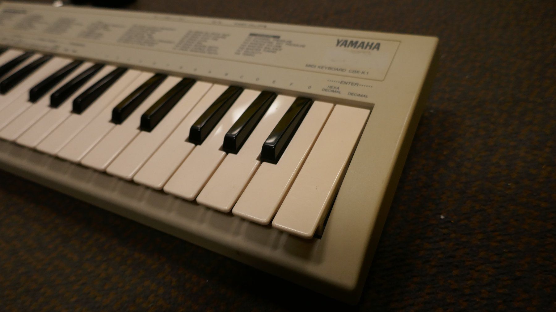 Yamaha Strumenti musicali: Yamaha CBX-K1 Midi Keyboard – Usato da Wenslingen venduto da FairlightCMI 2