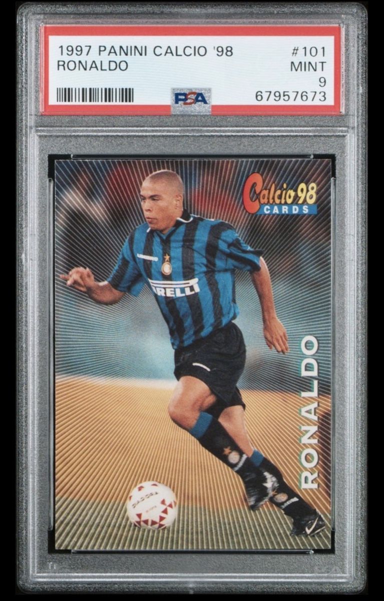 Panini Carte collezionabili: Panini 1997 Calcio Ronaldo PSA 9 – Usato da Birr venduto da stantheman1919