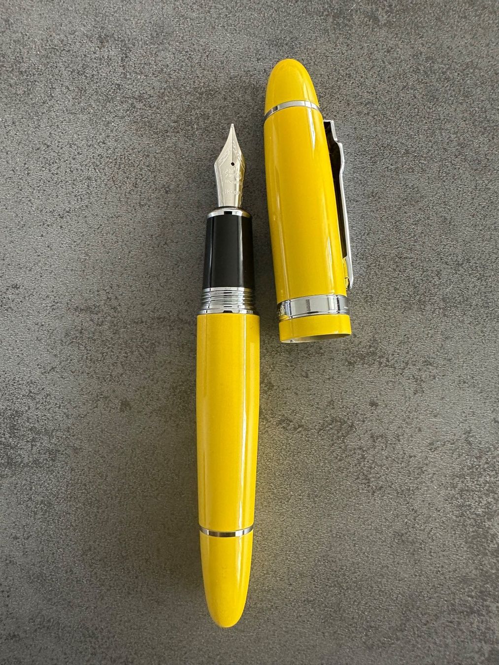 Penna & Evidenziatori: Jinhao 159 Füllfederhalter  Gelb Silber – Nuovo e nell'imballaggio originale da Kloten venduto da digi-Galaxy 3