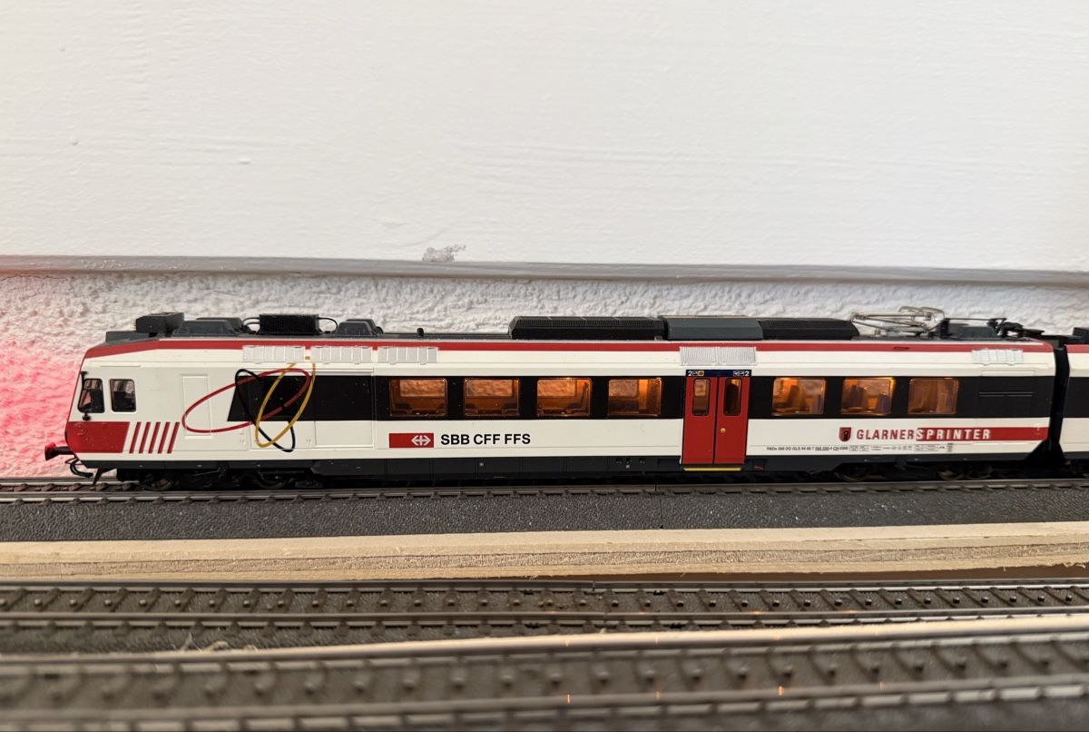 Liliput Modelleisenbahnen: Glarner Sprinter Liliput AC 1/87 – Gebraucht aus Morrens VD von YannD02 1