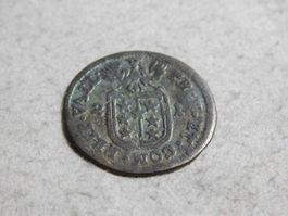 Kantonsmünze Wallis 1721 - 1/2 Batzen Franz Joseph Supersaxo