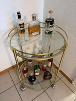 Edler Barwagen /Servierwagen Goldfarbig,