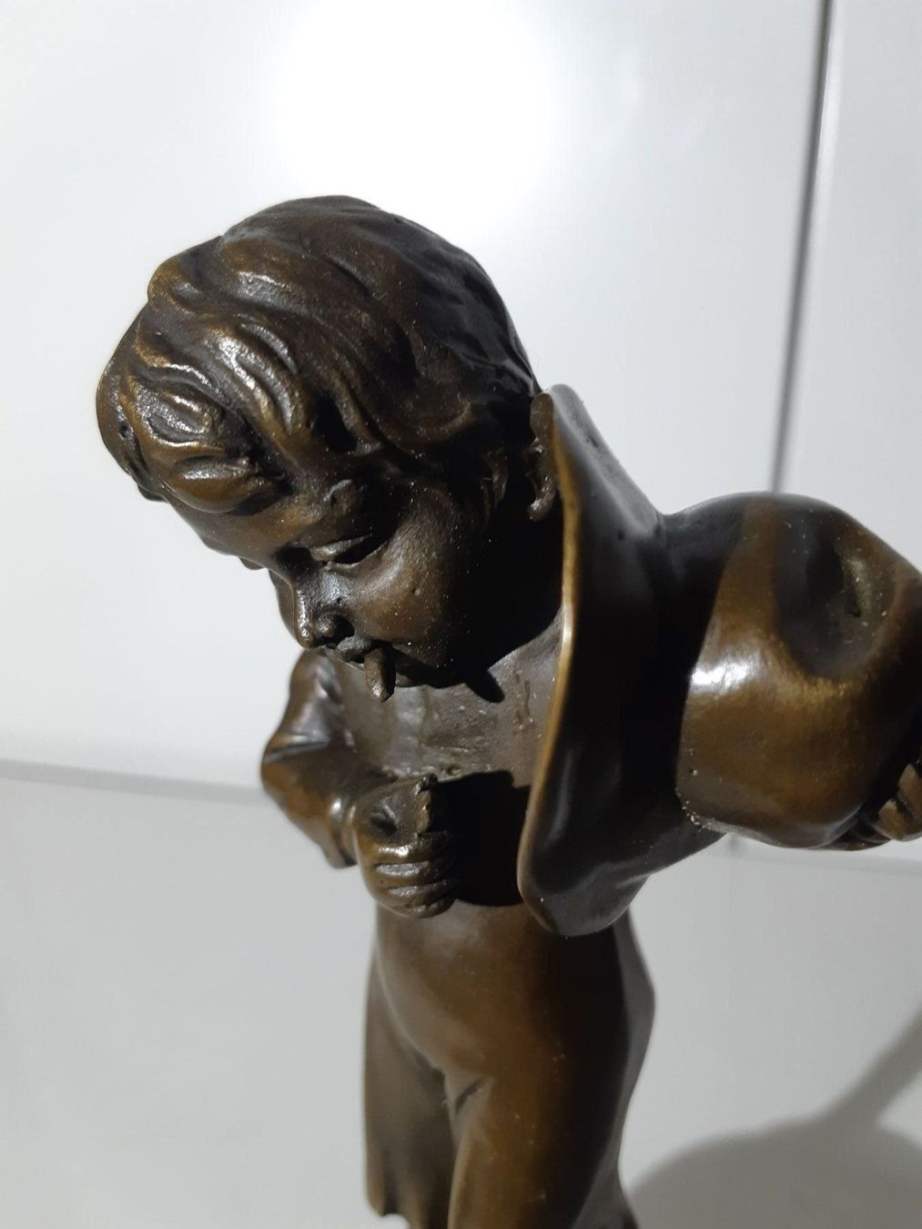 Sculture & Statue: Bronze rauchende Junge – Usato da Grindelwald venduto da carro5