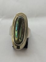 Ring Silber 925 mit Abalone  guter Zustand