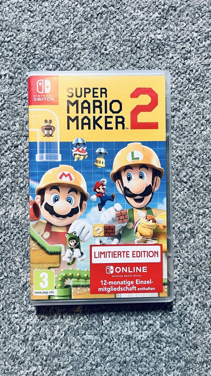 Nintendo Spiele: Super Mario Maker 2 Nintendo Switch Limitierte Edition – Gebraucht aus Steg im Tösstal von jonas568