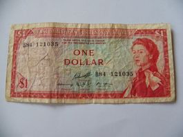 East Caribbean 1 Dollar 1965, P-13f, Gebraucht