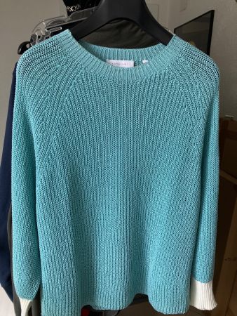 RICH & ROYAL Strickpullover in Hellblau S