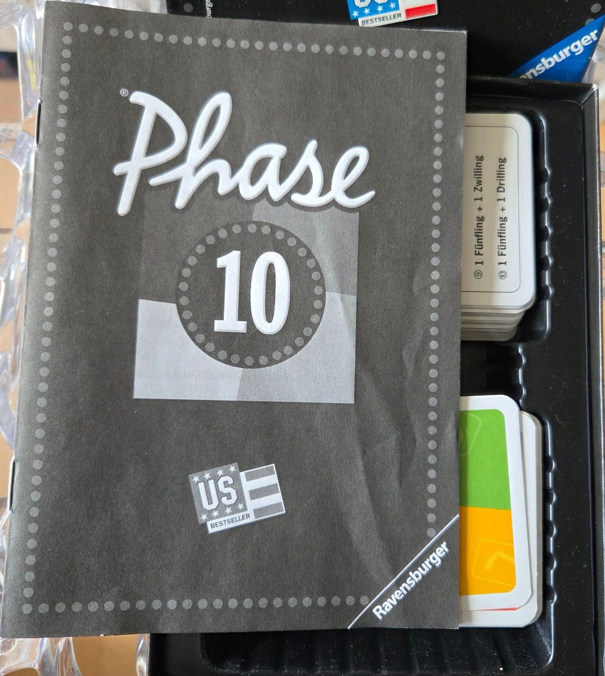 Ravensburger Giochi: Phase 10 Kartenspiel U.S. Ravensburger – Nuovo (secondo la descrizione) da Gossau SG venduto da oreliefredy 3