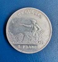 Schweiz 5 Fr. 1863 La Chaux de Fonds, sehr selten!