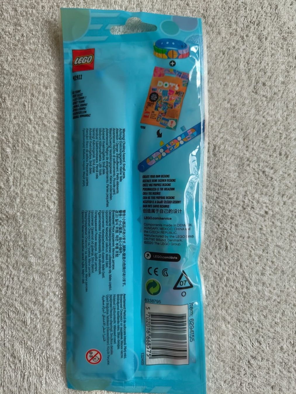 Lego Kit di costruzioni: Lego 41911, DOTS, bracelet équipe/ Go team – Nuovo e nell'imballaggio originale da Lausanne venduto da GeoTrouvetou1952 1
