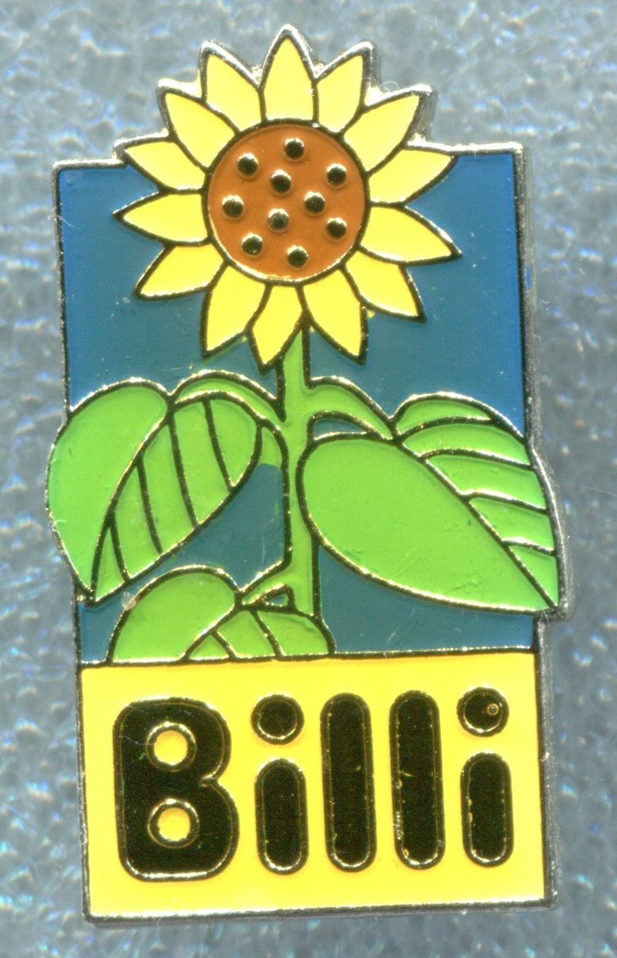 Plaketten & Abzeichen: Billi  Sonnenblume – Gebraucht aus Winterthur von Sammleroase