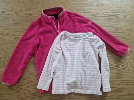 H&M Shirt und Trevolution Fleece Jacke, Grösse 92