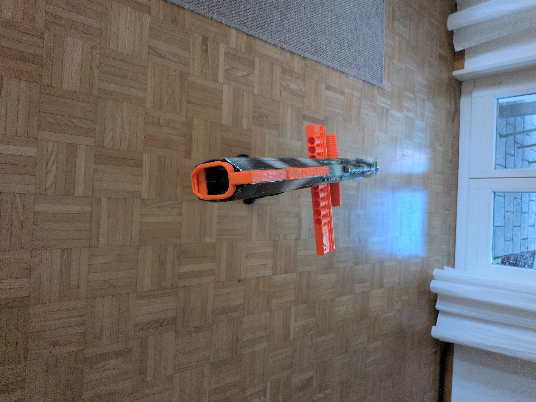 Nerf Giocattoli: Nerf MEGA Thunderhawk, custom bemalt, schusskraft verstärkt – Usato da Neftenbach venduto da Pug306 1