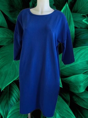 Trendiges, legeres blaues Kleid - NEU