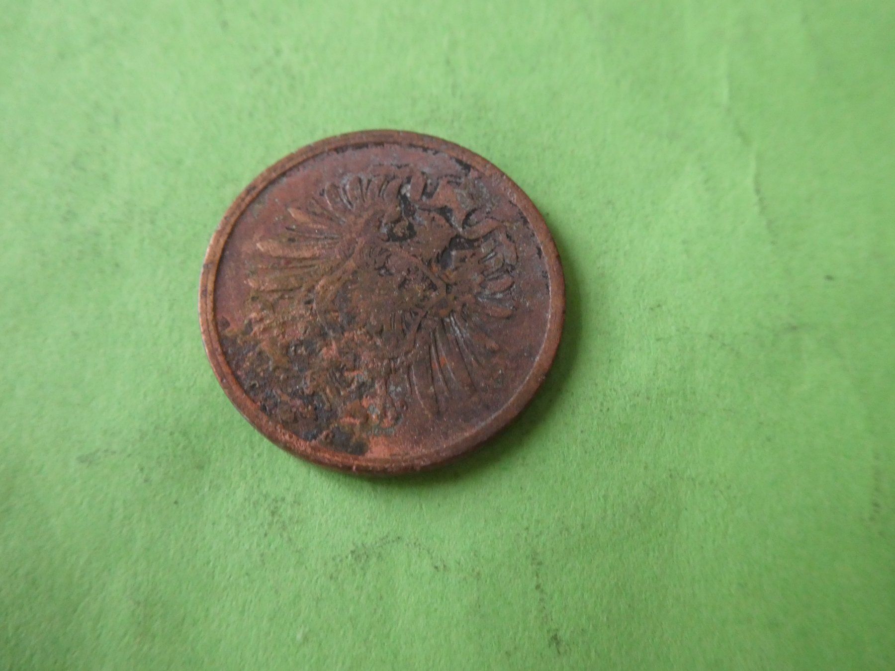 Tutti le monete: Dt. Reich 1874 C, 2 Pfennig – Usato da Hinterforst venduto da Rohusri 1