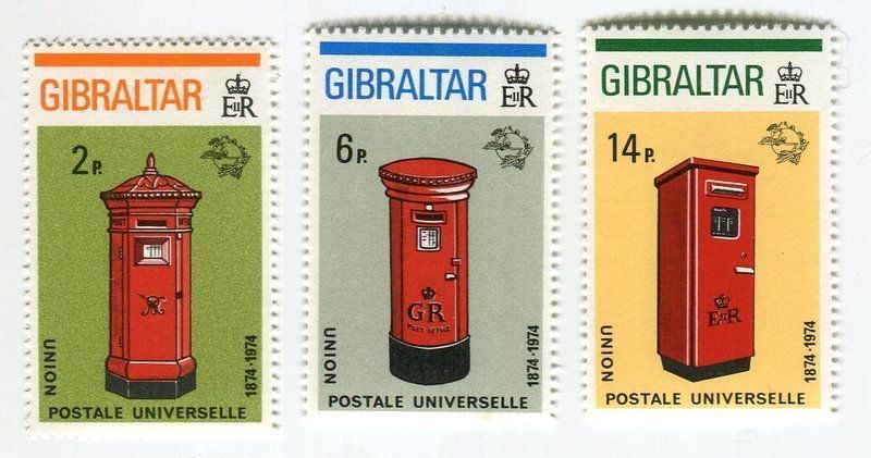 Tutti i francobolli: Briefmarken "Briefkasten". Gibraltar. – Nuovo e nell'imballaggio originale da Basel venduto da Butsch5