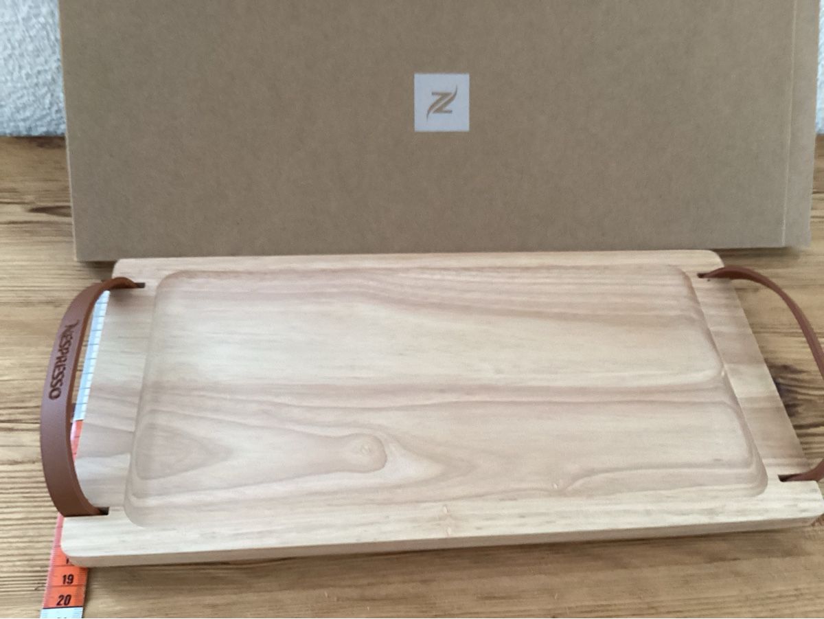 Holzartikel: Nespresso Holz Servierbrett neu – Neu und originalverpackt aus Wassen UR von SABDOM 1