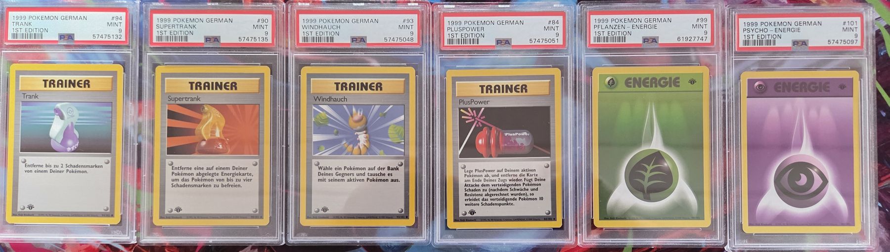 Pokémon Carte collezionabili: Pokémon PSA Vintage Sammlung First Edition all PSA 9 – Nuovo (secondo la descrizione) da Unterentfelden venduto da man_7dw2 1