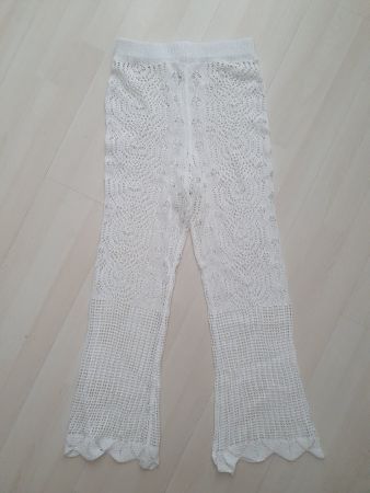 Weiche helle wollähnliche Freizeithose Gr S *neuwertig*
