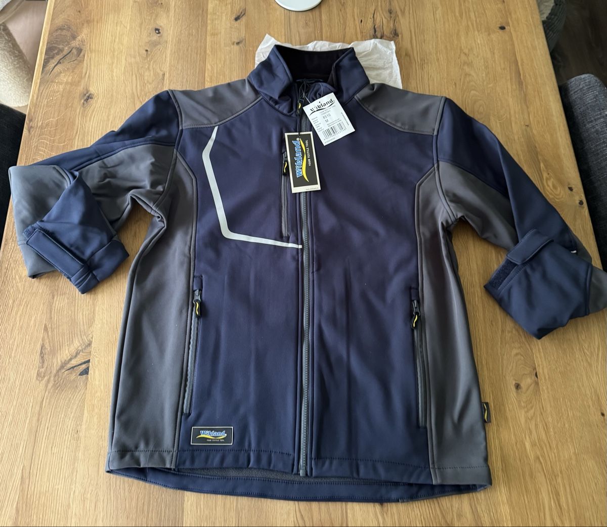 Wikland Giacche: Vikland Softshell Jacket M Navy/Grey Windproof & Water-Resis – Nuovo e nell'imballaggio originale da Riehen venduto da Lord7M7
