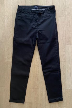 CAROLL Pantalon noir fuselé coton stretch 40 COMME NEUF