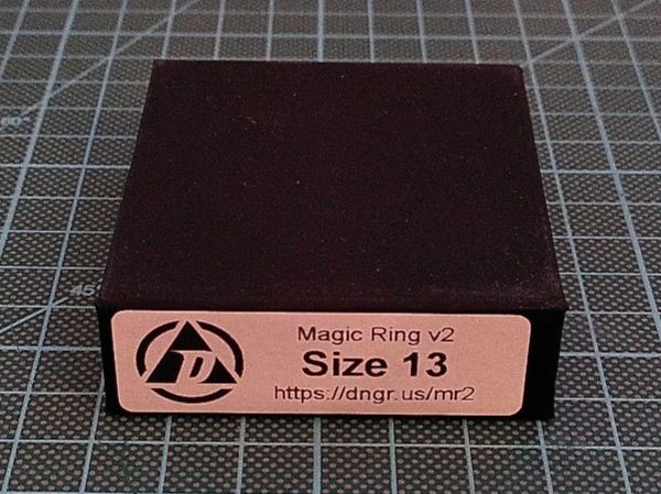Bagues: Dangerous Things Magic Ring v2 gr.13 RFID Ring programmierba – Neuf avec emballage d'origine à Windisch par performant 2