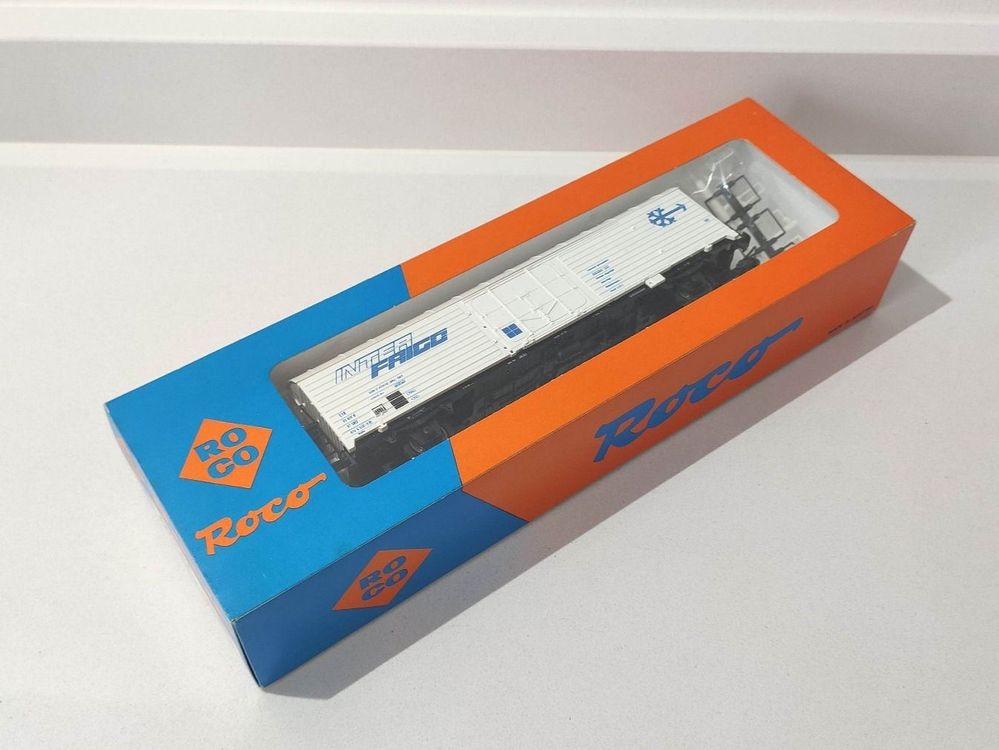 NEUF****** ROCO 44319A HO - WAGON COUVERT ISOTHERME INTERFRIGO SNCF
