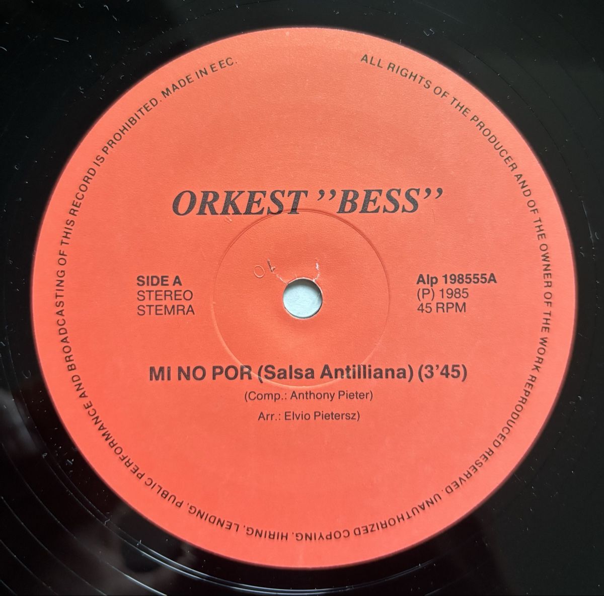 Dischi in vinile: Orkest "BESS" - Mi No Por LP EX/EX – Usato da Neuchâtel venduto da Deivid2 1