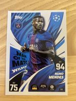 Topps Match Attax Nuno Mendes seltene Karte 2023/2024
