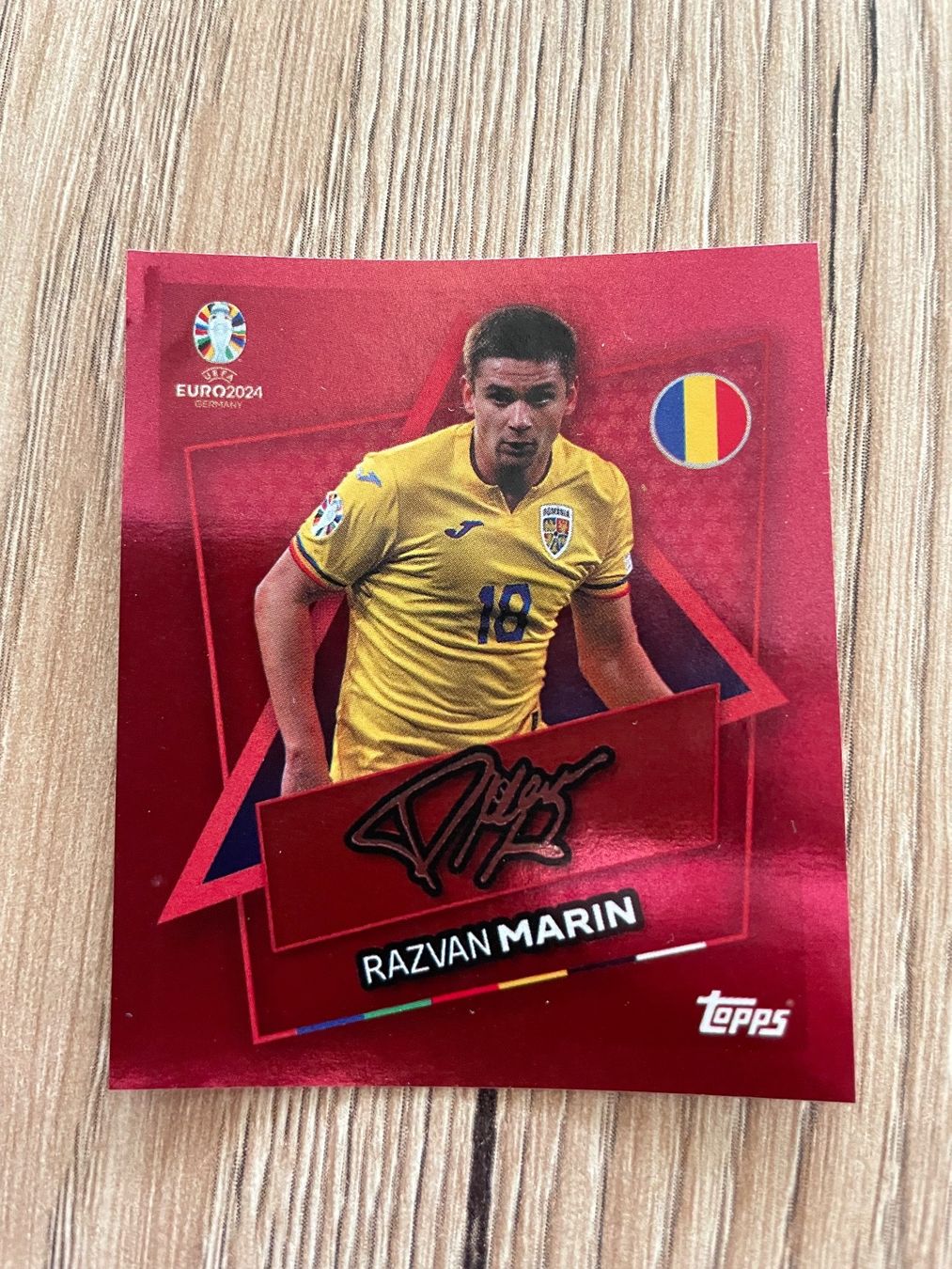 Topps Euro EM 2024 / SIGNATURE RAZVAN MARIN / ROM SP / RARE (Neu ...