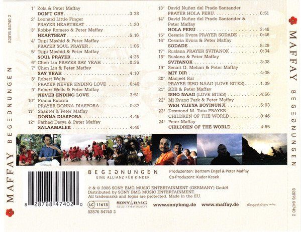 CD: Maffay Peter: Begegnungen (2006) CD – Nuovo e nell'imballaggio originale da Steinhausen venduto da Vilivinili 1