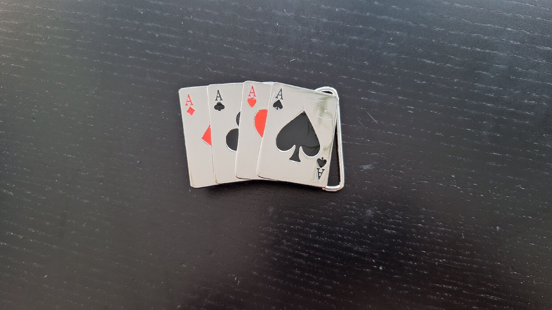 Gürtelschnallen: Gürtelschnalle Pokerkarten – Gebraucht aus Zürich von kingliKe93