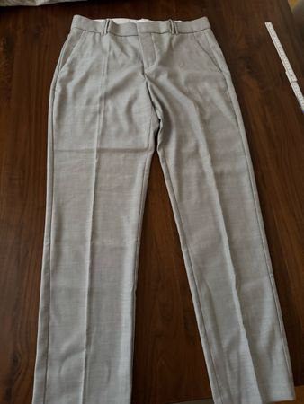 Mango Hose, hellgrau, Gr. 38