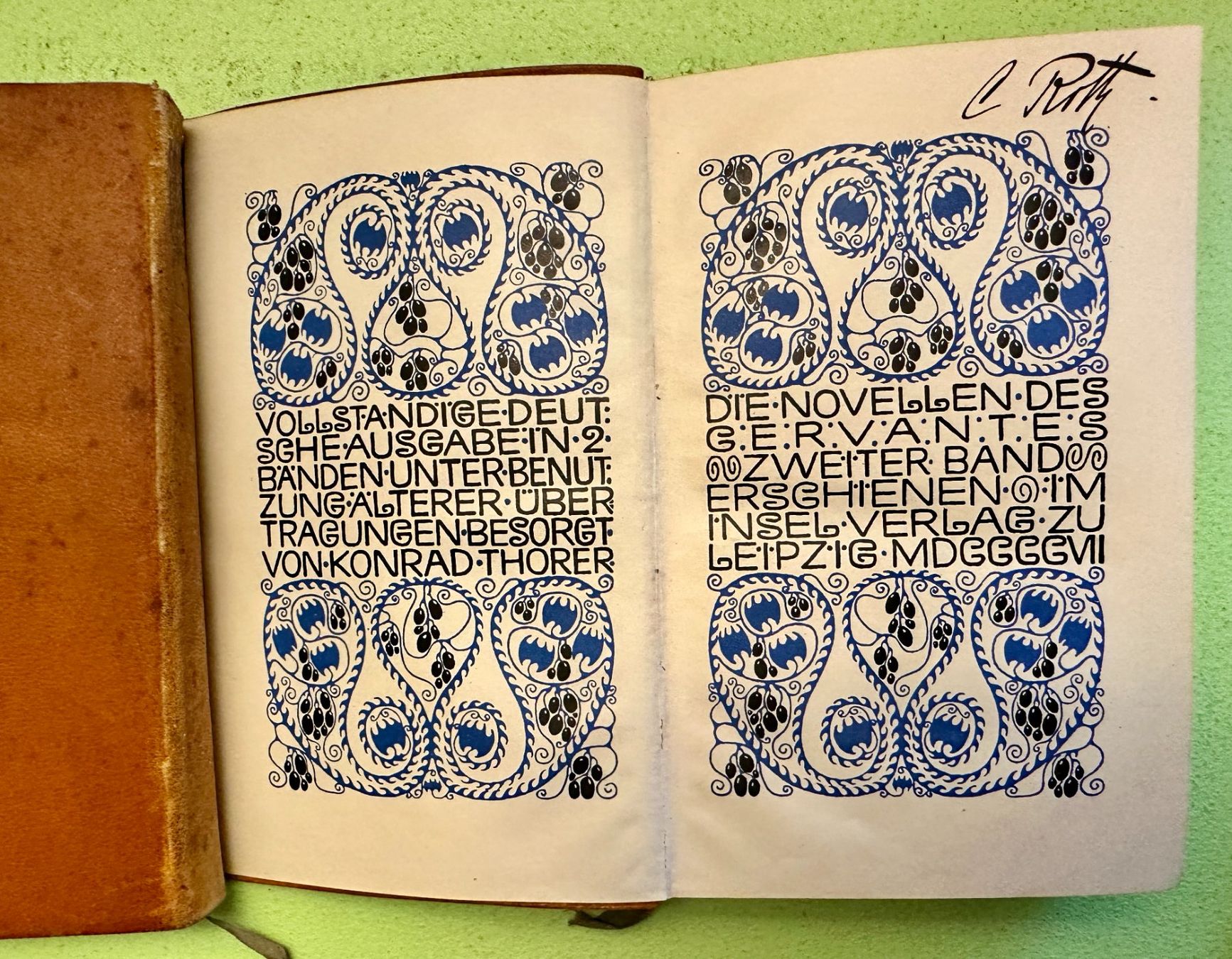 Libri: Cervantes: Die Novellen. 2 Bde. – Usato da Zürich venduto da allp 6