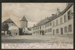 Carte P de 1906 ( Echallens / Vue du Château )