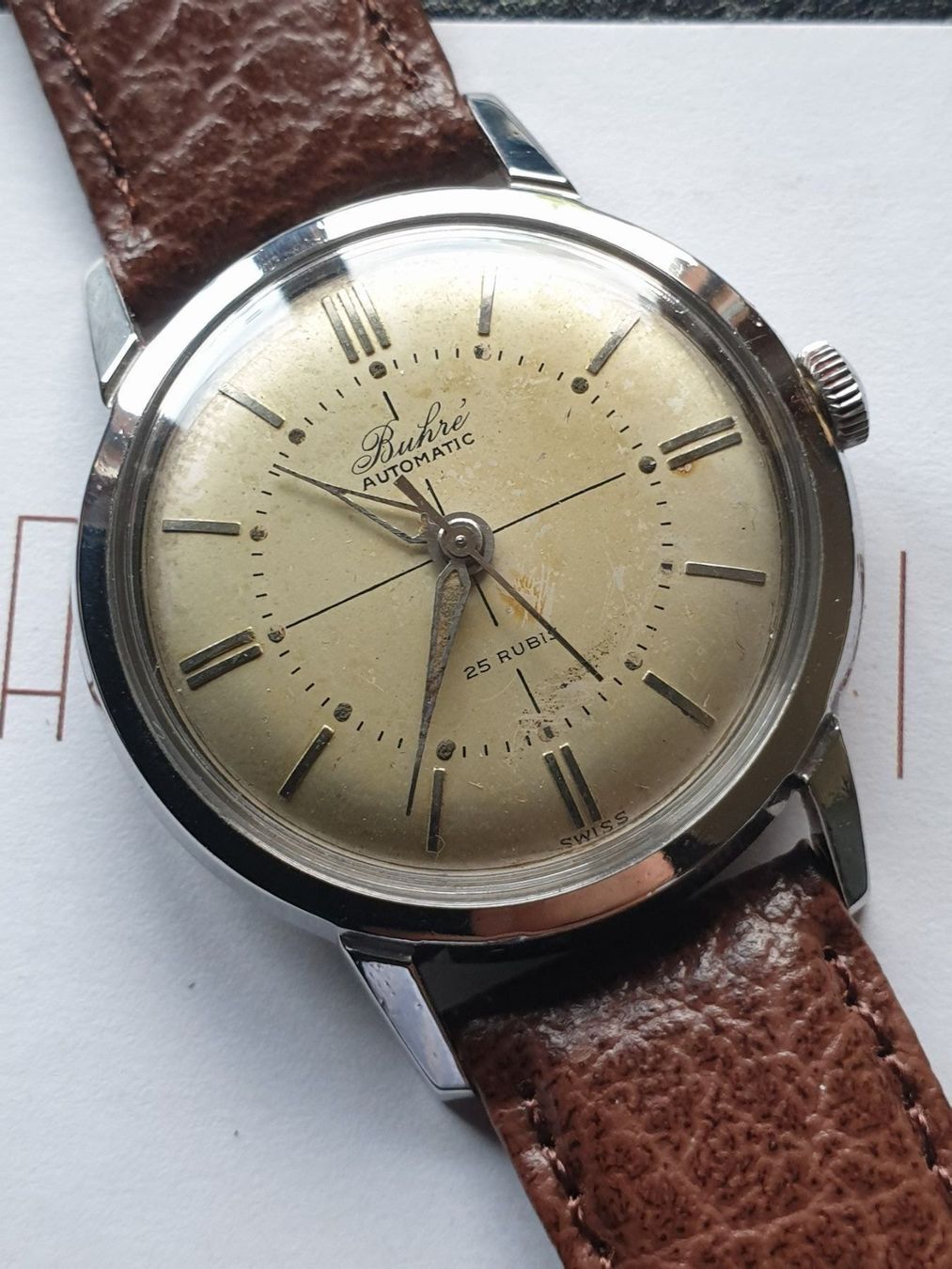 Orologi: Buhre Automatic 25 Rubis AZ073 – Usato da Uster venduto da Allezeit