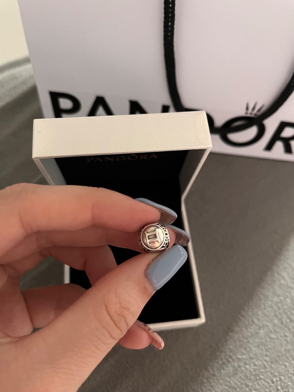 Pandora Ciondoli: Pandora Sternzeichen Zwilling Charm – Usato da Rüti ZH venduto da xweeknd 2