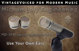 Microphones Michael Joly MJE-384K Roadster - appairés
