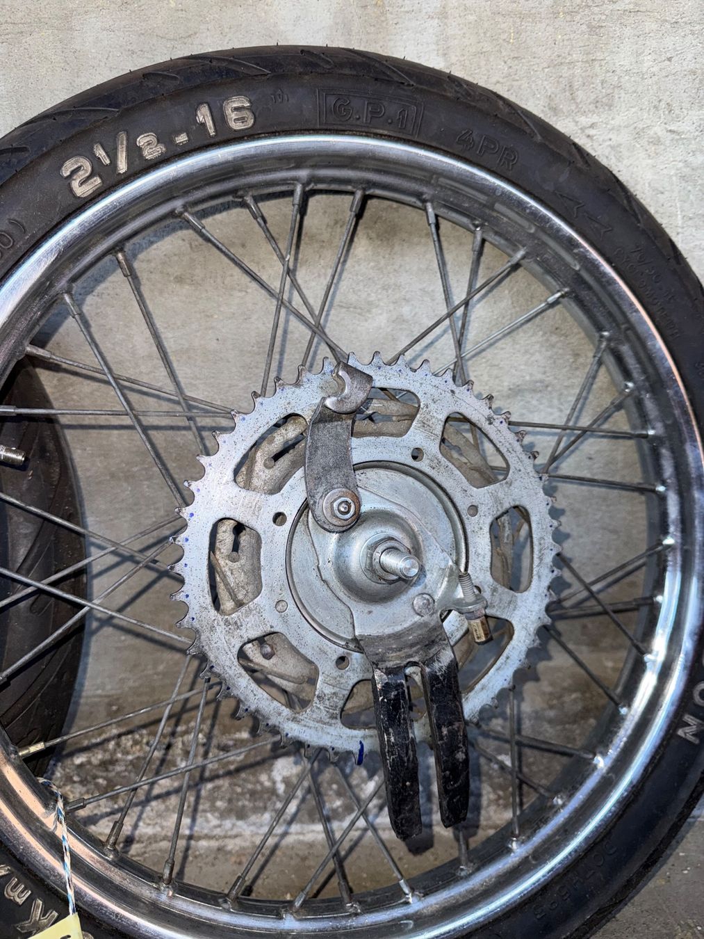 Puch Mofa-Ersatzteile: Mofa Radsatz 16 Zoll – Gebraucht aus Fahrni b. Thun von berger_tuning34 1