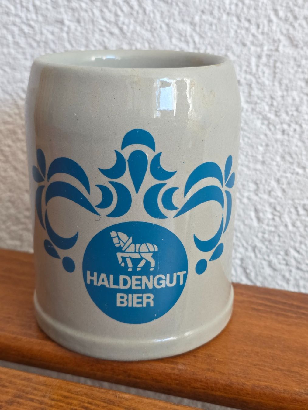 Bicchieri: Haldengut Bier Steingut Bierkrug / Humpen – Usato da Lommis venduto da 0815undmehr