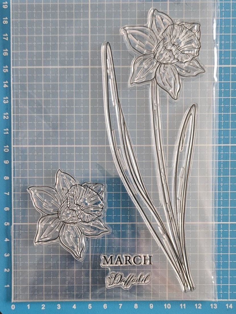 Stempel: Silikonstempel Nr.551, grosse Blumen, März – Neu und originalverpackt aus Gretzenbach von Fliegepilz56 1