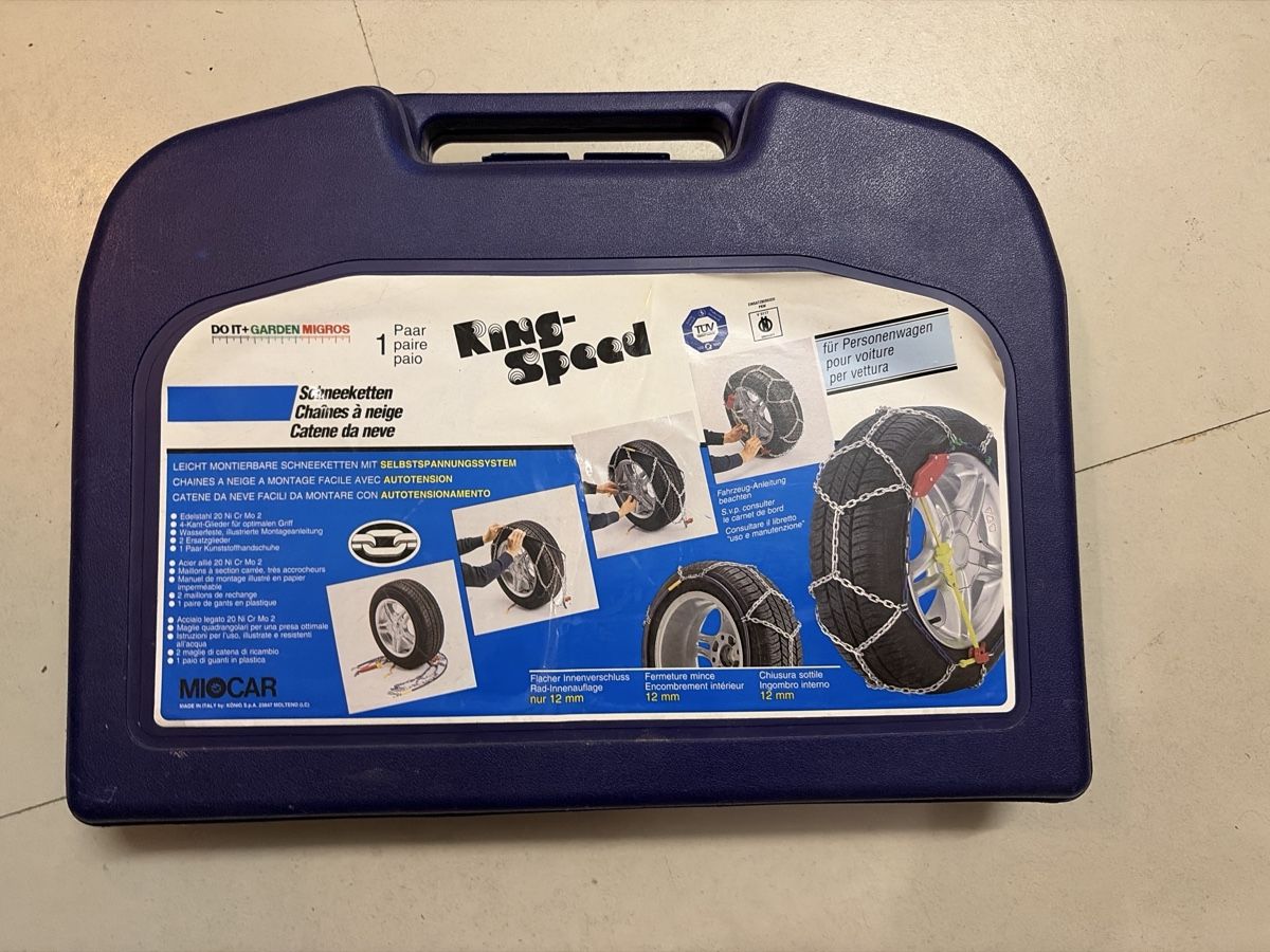 Catene da neve: Schneeketten Miocar Ring-Speed  – Nuovo (secondo la descrizione) da Attelwil venduto da Brumm3