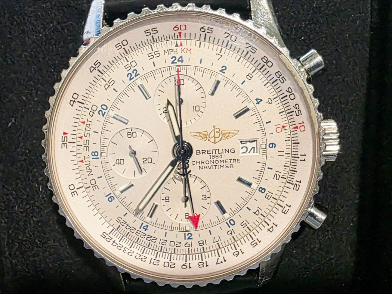 Breitling Montres: Breitling Navitimer GMT World 46mm Full Set – D'occasion à Winterthur par Navitimer