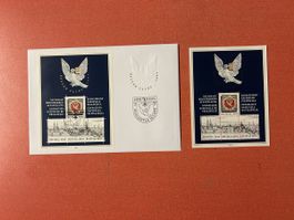 Briefmarken Block Basler Taube 1995 Schweiz gestempelt