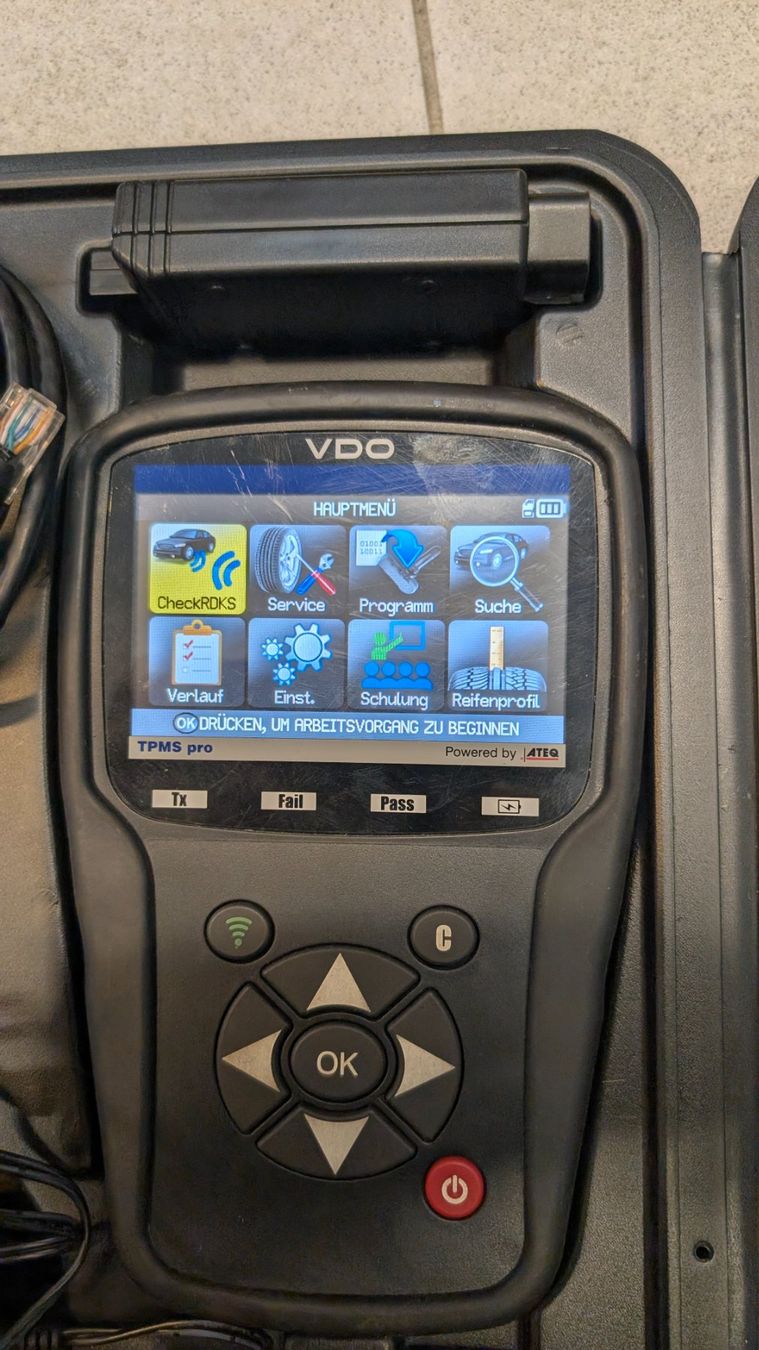 Messen: Reifendrucksenoren VDO TPMS Pro Continental Diagnosegerät – Gebraucht aus Klosters-Dorf von ruud91 1