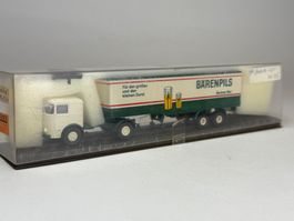 GB1- Brekina Büssing Koffersattelzug Bärenpils