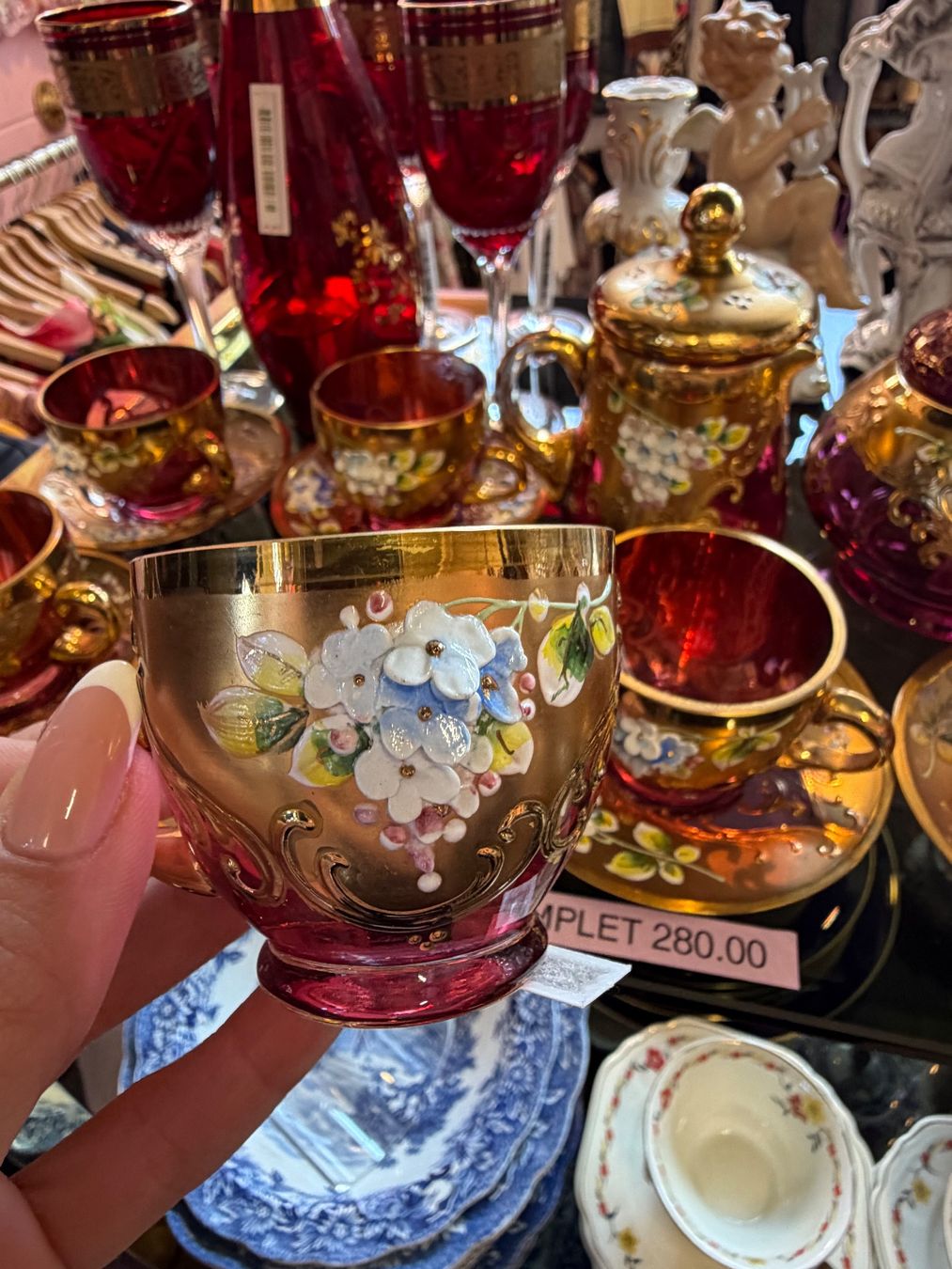 Tazze: Kaffee Set rot – Usato da Zürich venduto da SecondhandZurich 2