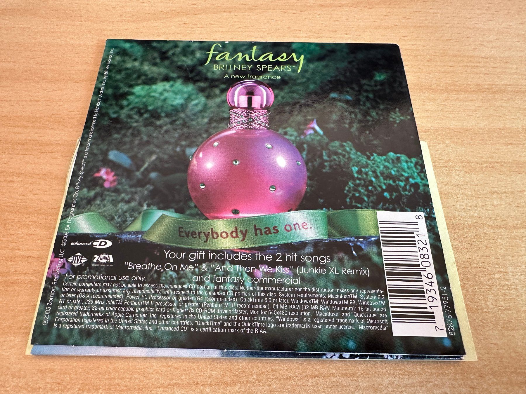 CD: Britney Spears – Fantasy - Promo CD – Usato da Rikon im Tösstal venduto da Alpenmutz 1
