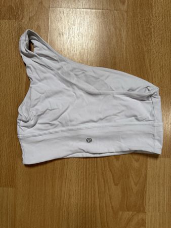Lululemon Sport BH asymmetrisch weiss guter Zustand